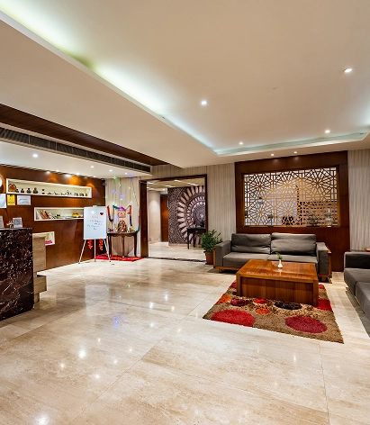 Hotel lobby