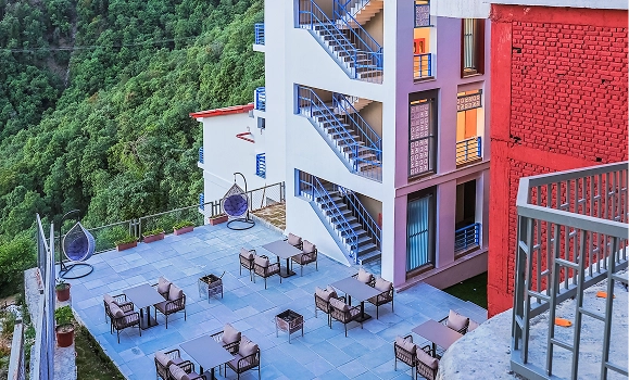 Sukama Resort & Spa outdoor dining and seating area
