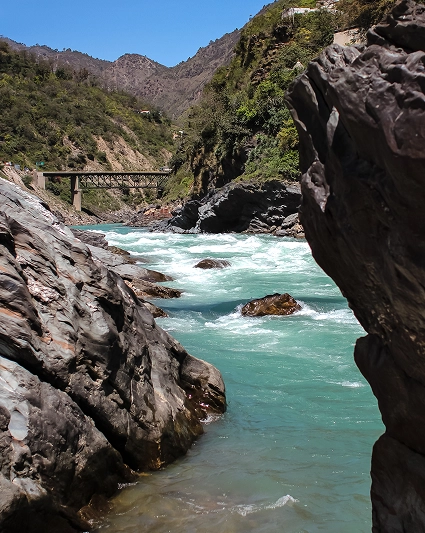 Uttarakhand river gorge