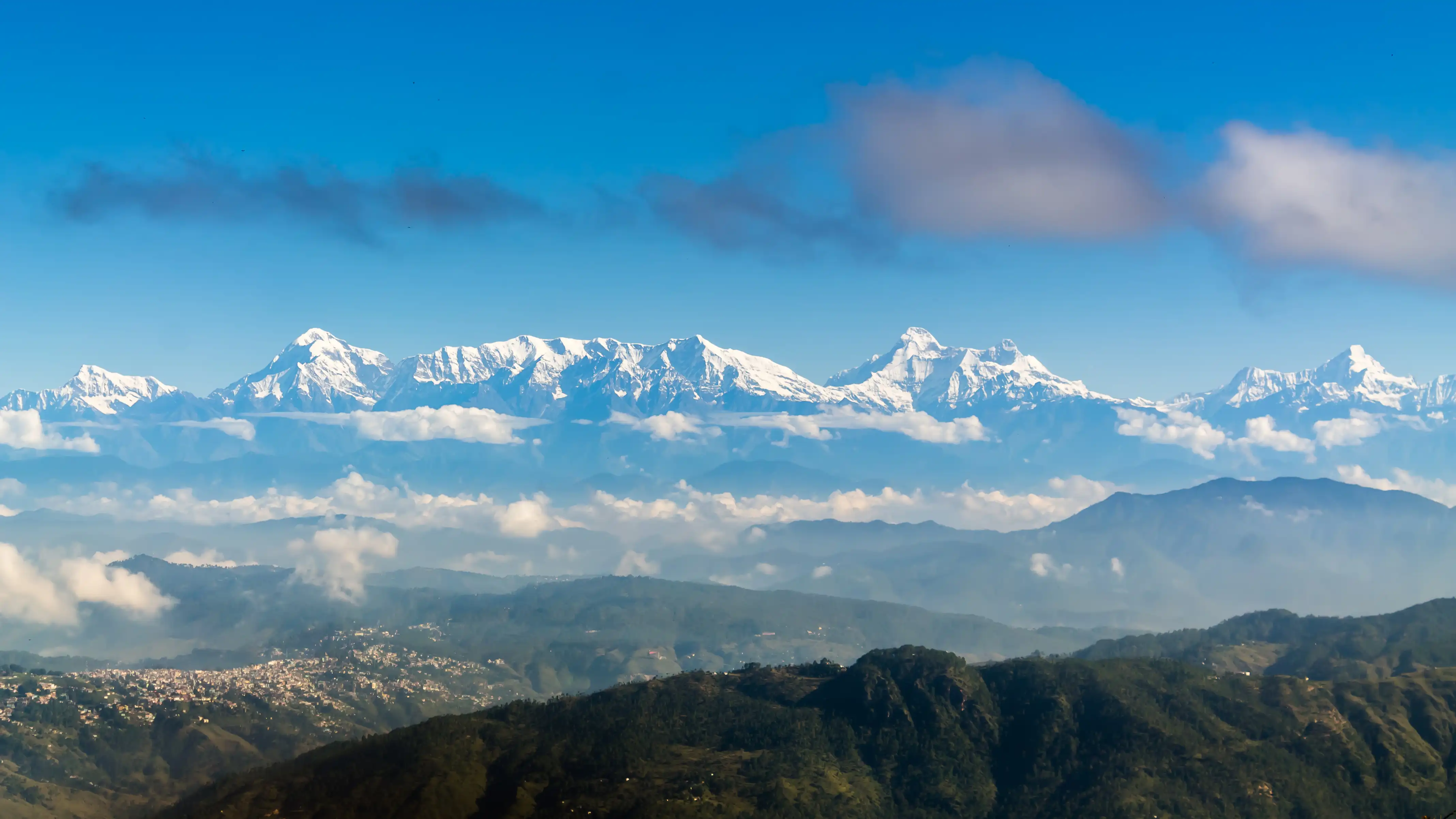 Himalayan mountain views from Ranikhet