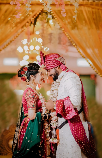 Wedding celebration in the hills